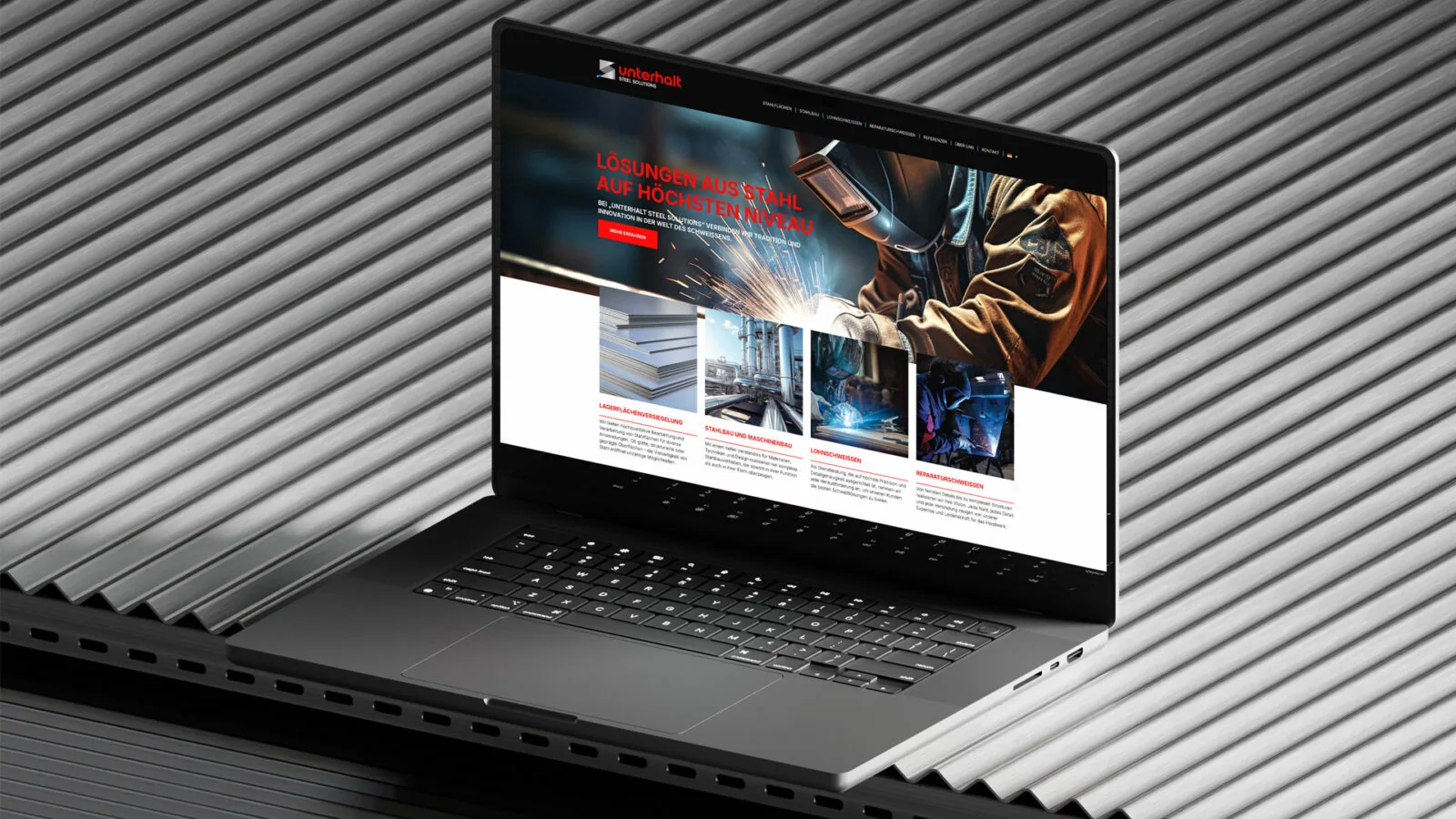 Unterhalt Steelsolutions Mühlheim - Strategy, web design